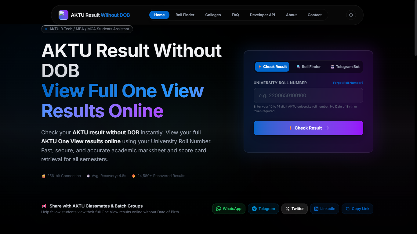 Aktu Result